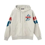HYSTERIC GLAMOUR HYS FLARE LOGO Hoodie Grey Front