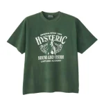 HYSTERIC GLAMOUR LADYLAND ACADEMY T-shirt Green Front